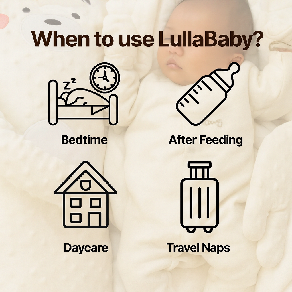 LullaBaby Patting Buddy — Soothing Sleep Aid Pillow for Infants & Toddlers