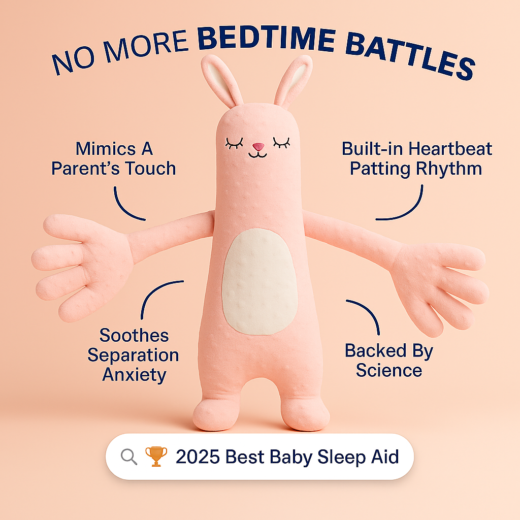 LullaBaby Patting Buddy — Soothing Sleep Aid Pillow for Infants & Toddlers
