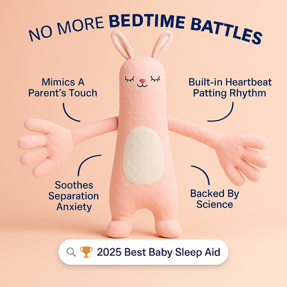 LullaBaby Patting Buddy — Soothing Sleep Aid Pillow for Infants & Toddlers