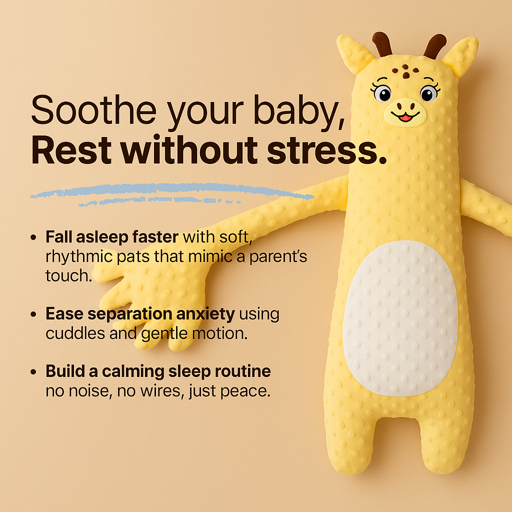 LullaBaby Patting Buddy — Soothing Sleep Aid Pillow for Infants & Toddlers